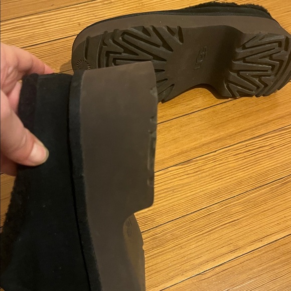 Ugg black suede new heights cozy clog - Picture 11 of 12
